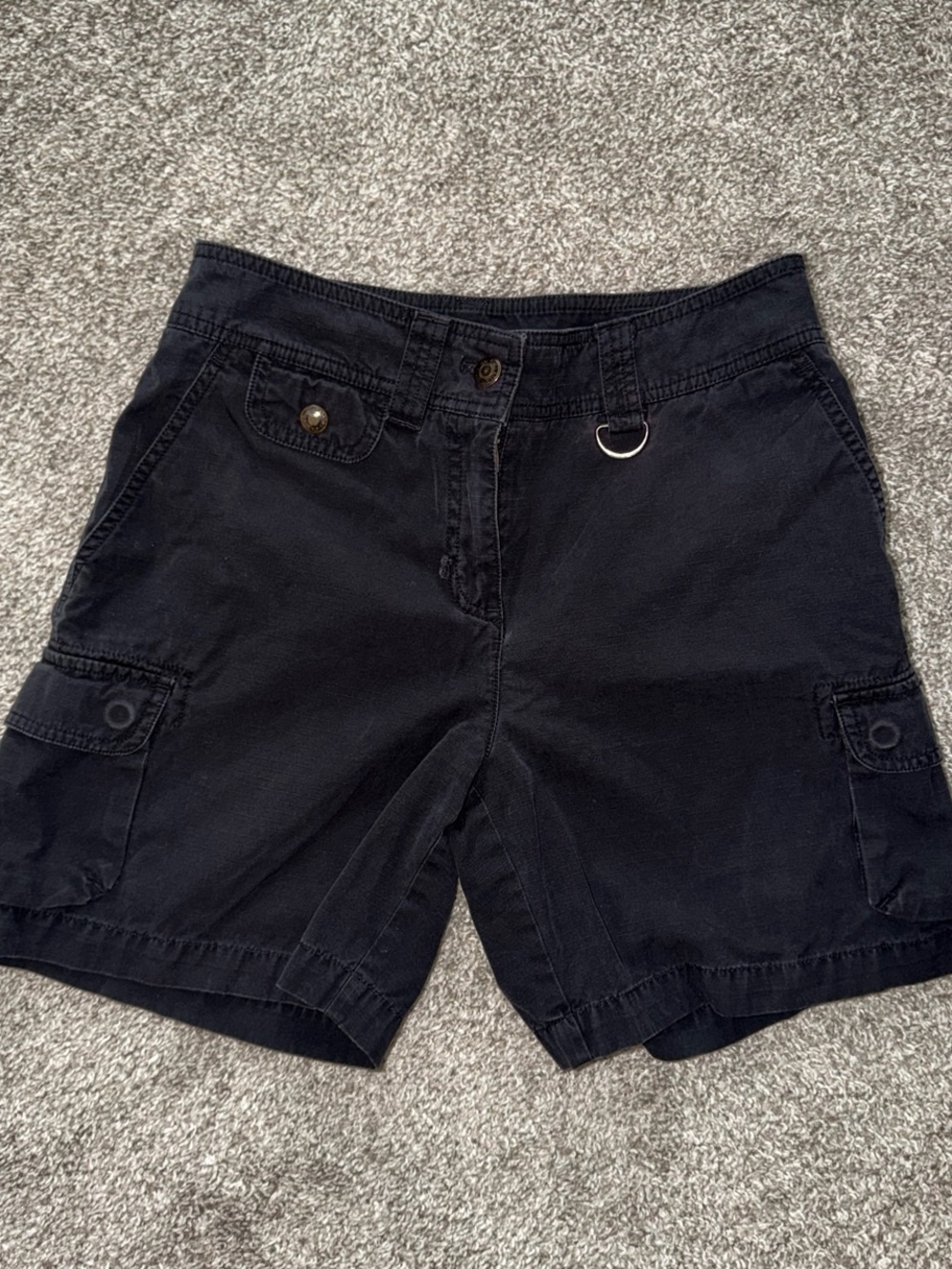 Jones New York Sport black cargo shorts